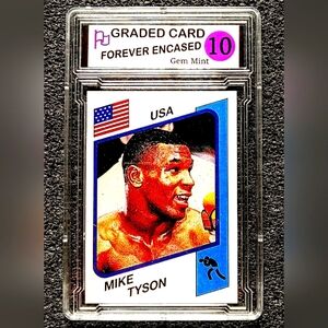 Mike Tyson Italy Supersport Boxing Rookie Card Graded 10 Gem Mint Condition!!